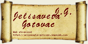 Jelisaveta Gotovac vizit kartica